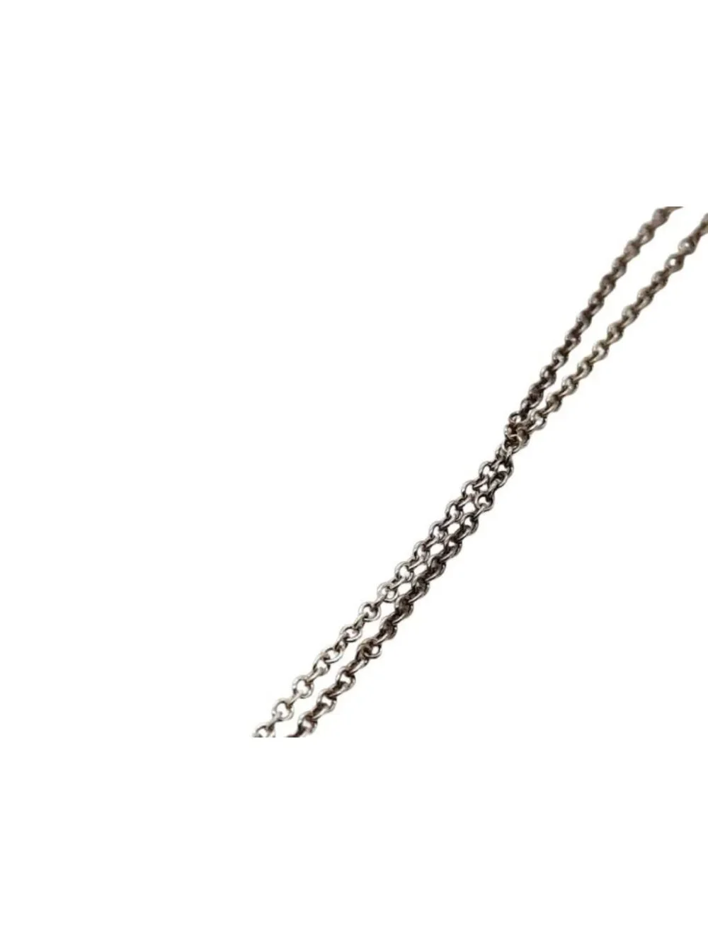 Tiffany & Co Heart Necklace Fold Silver